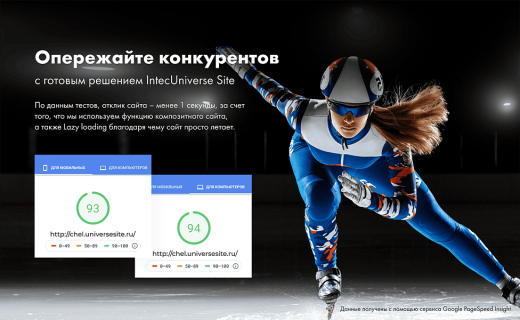 Универсальный сайт под ключ на базе IntecUniverse SITE