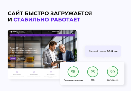 Универсальный интернет-магазин под ключ на базе INTEC.KOSMOS